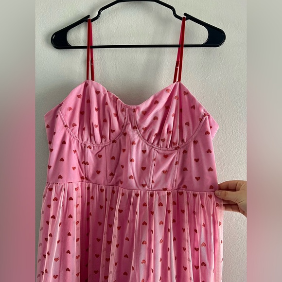 Betsey Johnson Heart Print Dress - Picture 3 of 6